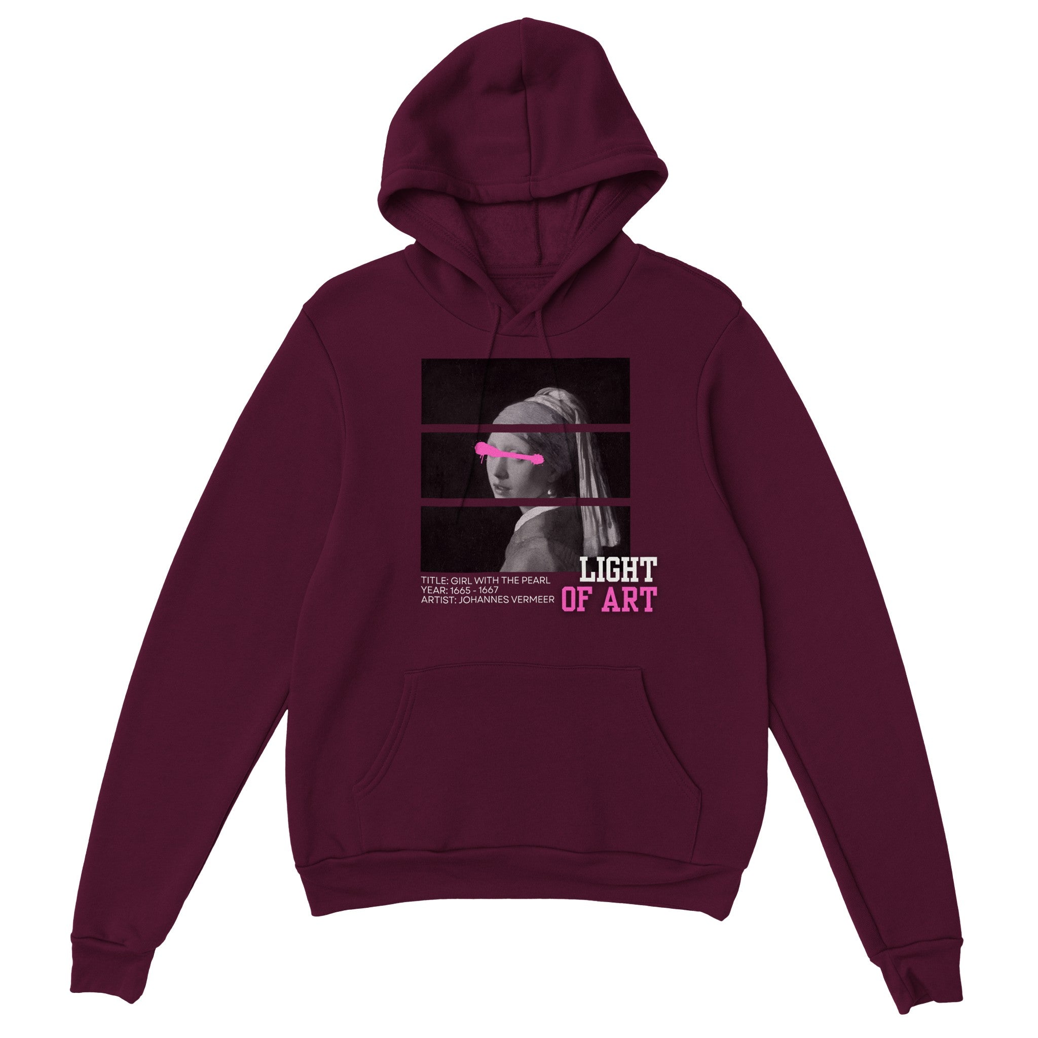 Hoodie Unisex - Girl with the pearl - Art