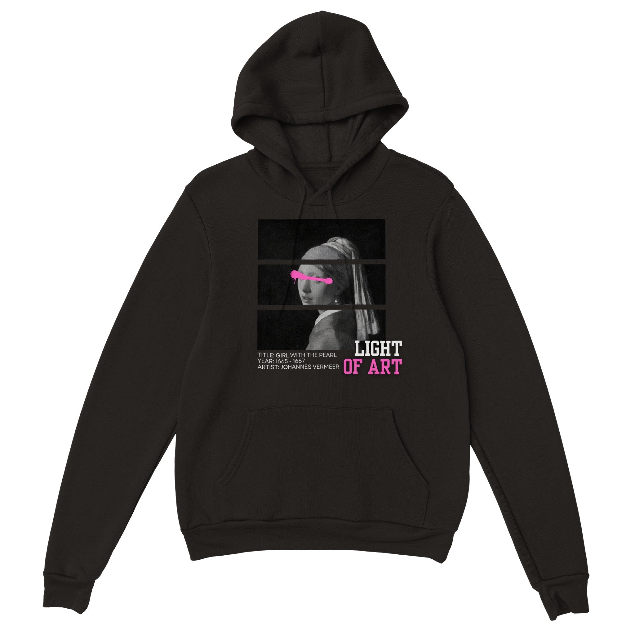 Hoodie Unisex - Girl with the pearl - Art