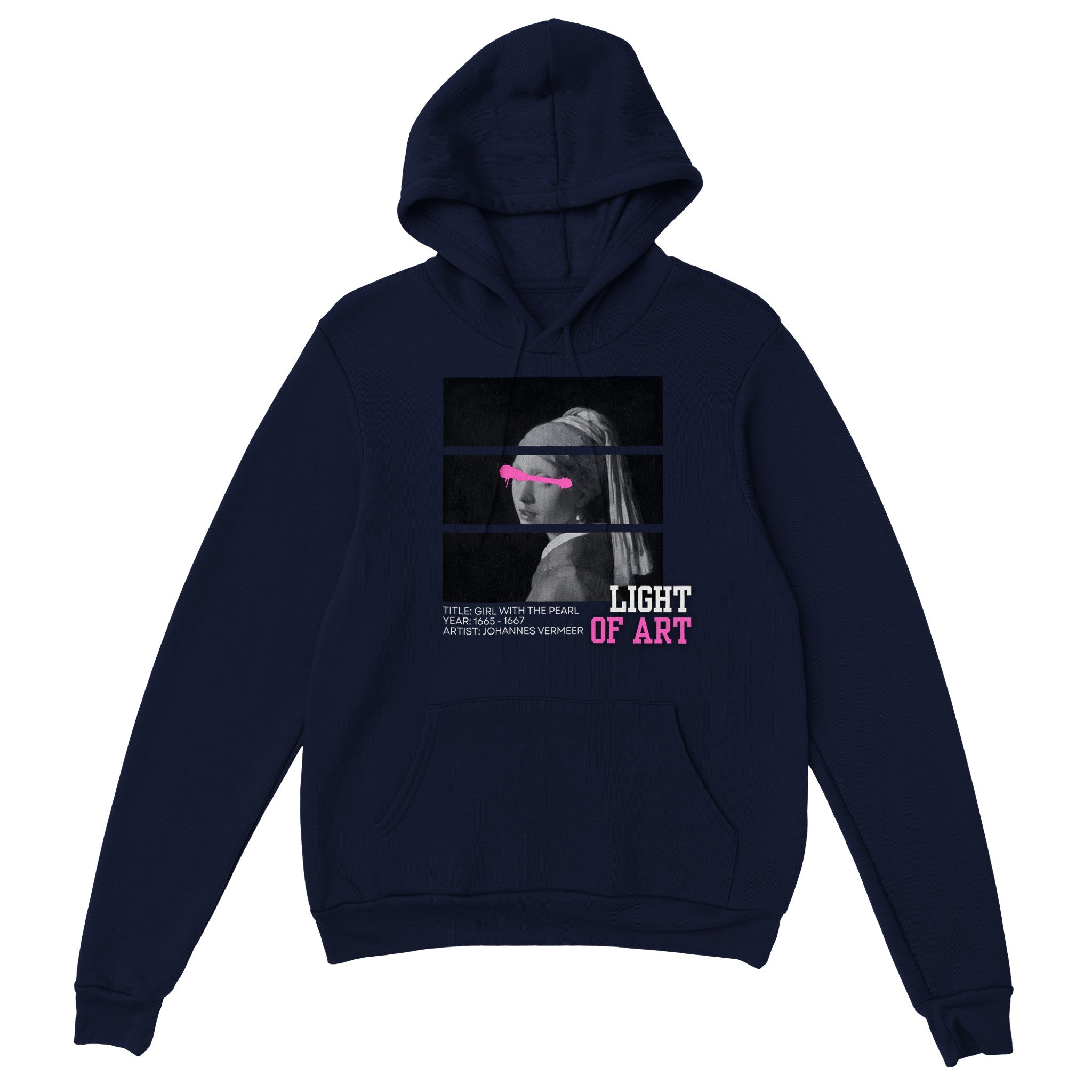 Hoodie Unisex - Girl with the pearl - Art